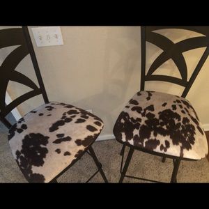 Brand new bar stools 33 inches high.